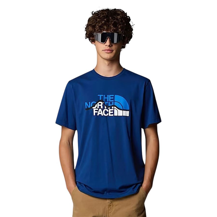 Mountain Line t-shirt maniche corte da uomo The North Face | NF0A87NTD1R